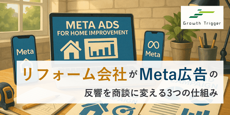 リフォーム会社がMeta広告の反響を商談に変える3つの仕組み