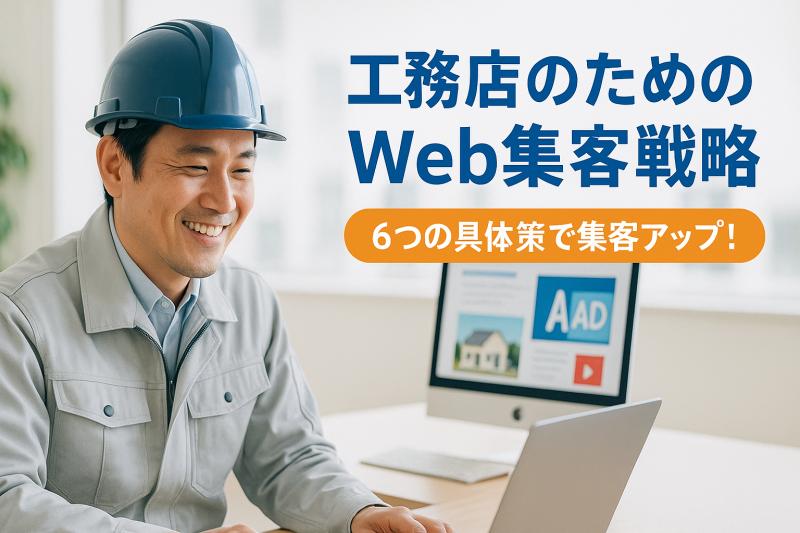 工務店のためのWeb集客戦略｜悩み別に具体策6つを紹介